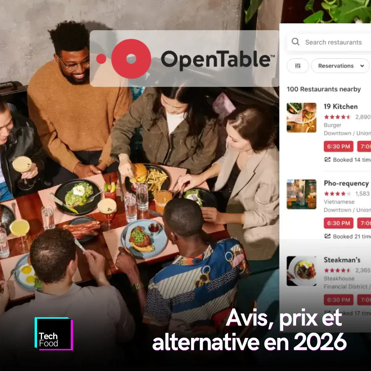 OpenTable : avis, prix, frais cachés et alternatives en 2026