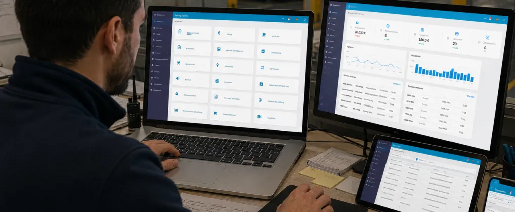 Panneau de gestion 360smartparking