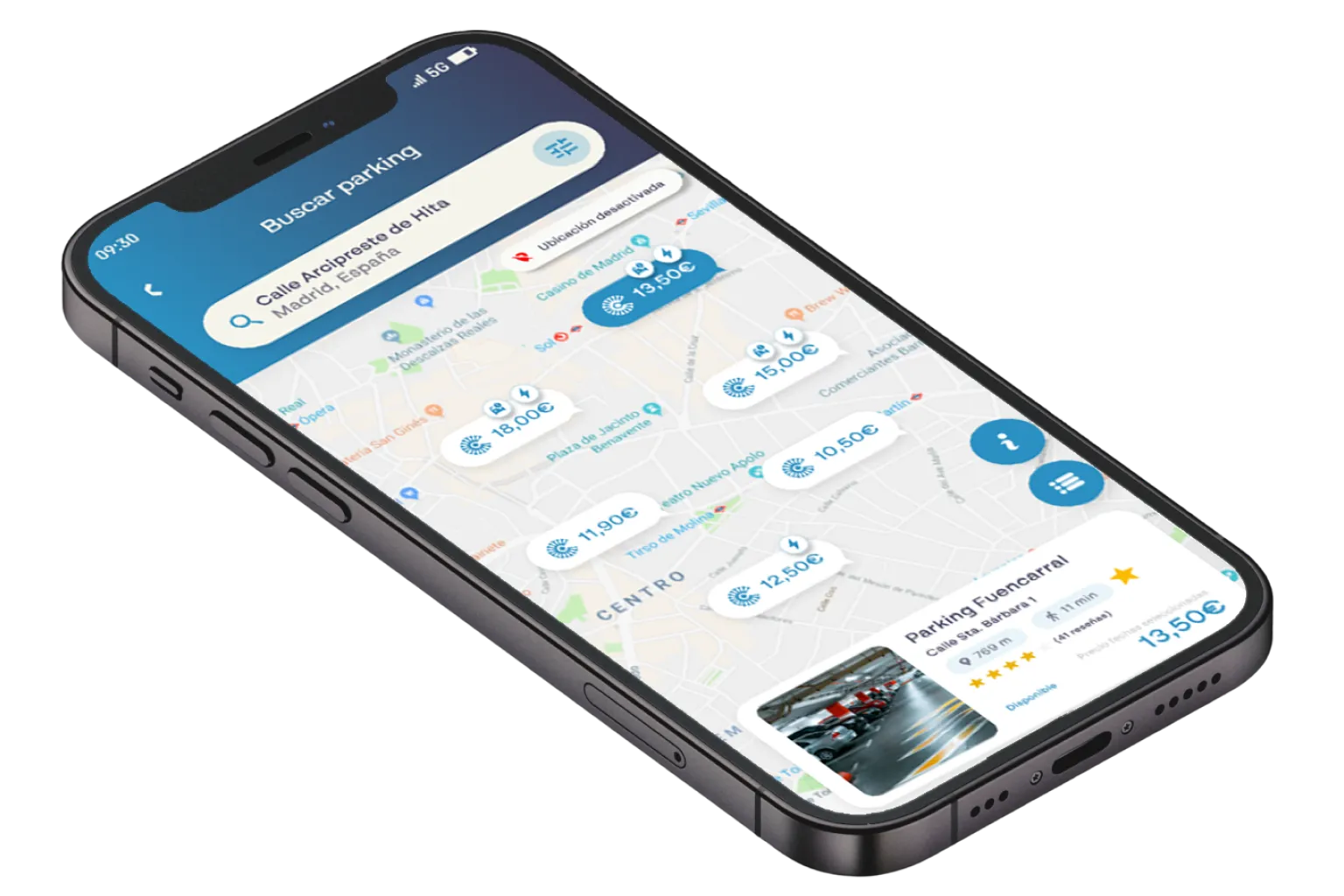 App de reservas propia
