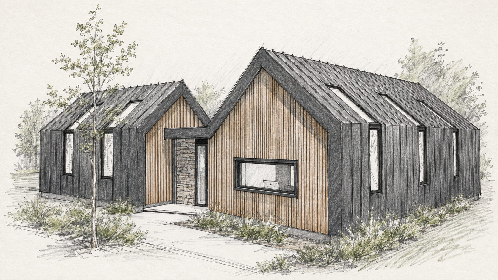 Vrijstaande woning Kootwijkerbroek – BIMpressed