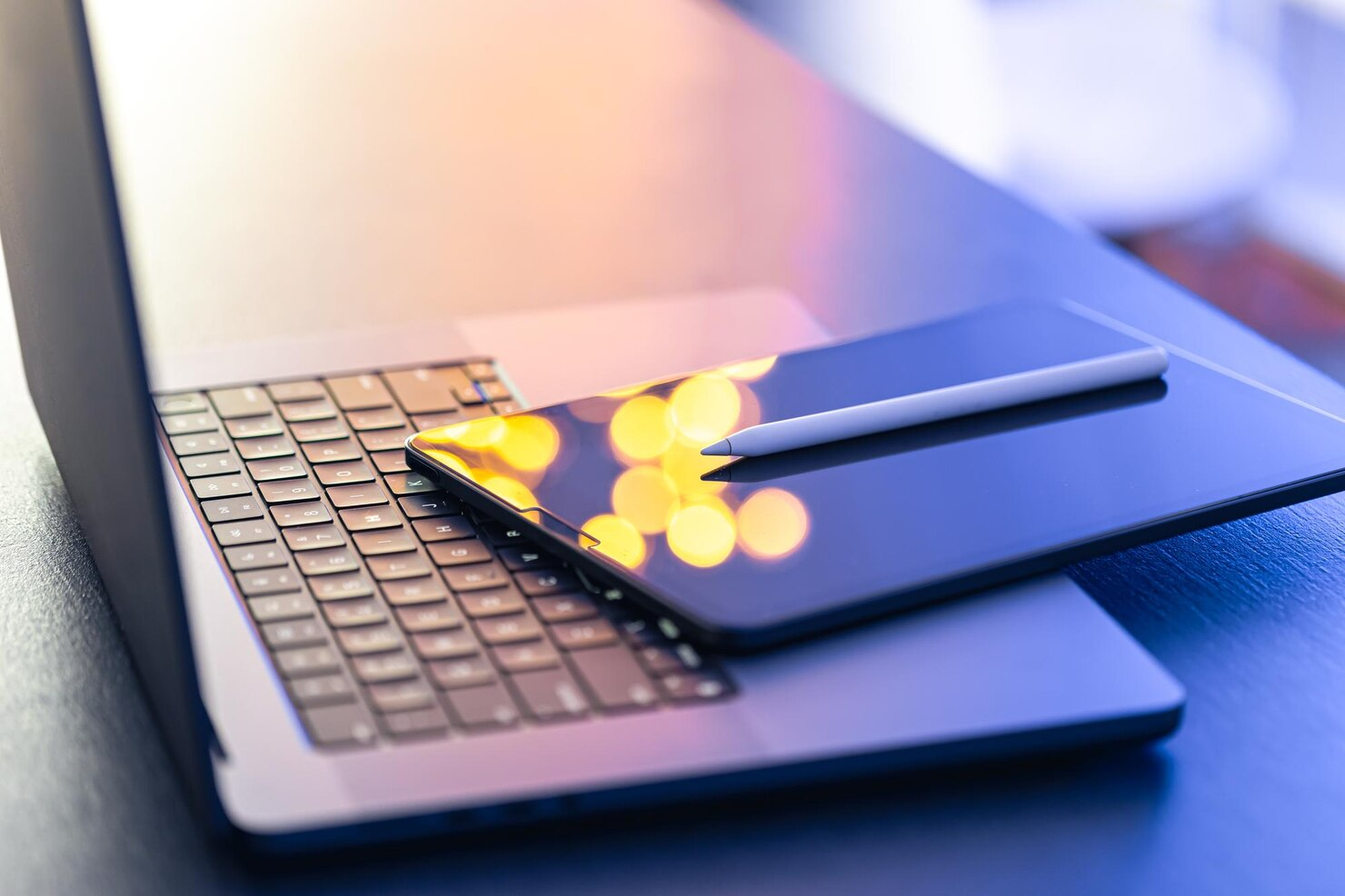 Laptop with a tablet