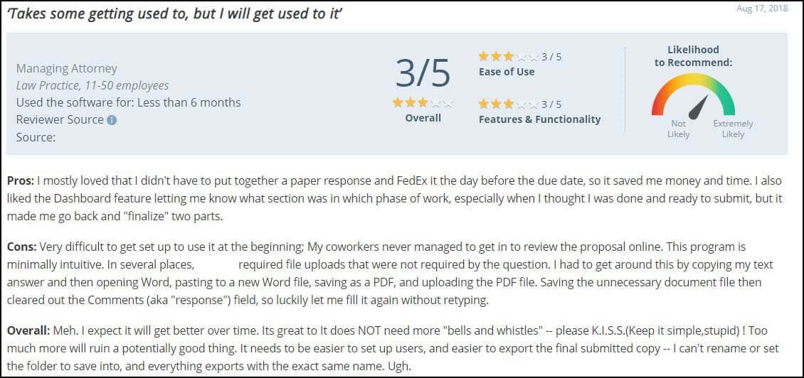 3 - Difficult to Set Up