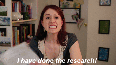 woman research gif
