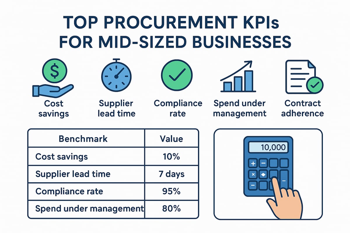 Top Procurement KPIs Every Mid-Size Business Should Track