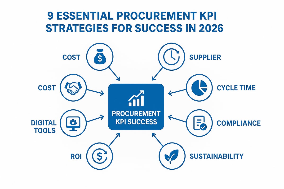 9 Essential Procurement KPI Strategies for Success in 2026