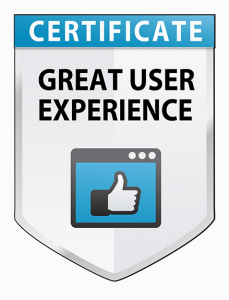 Great User Experience Certificate