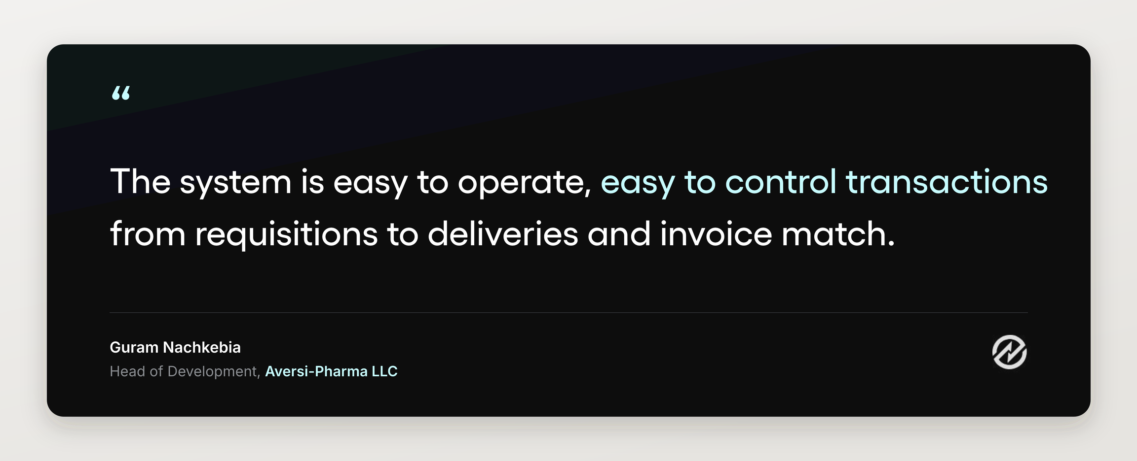 Tradogram Testimonial - Guram Nachkebia, Head of Development, Aversi-Pharma LLC
