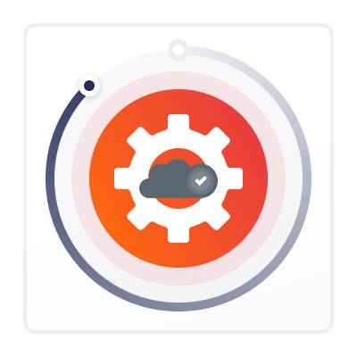 An icon for the secure management phase