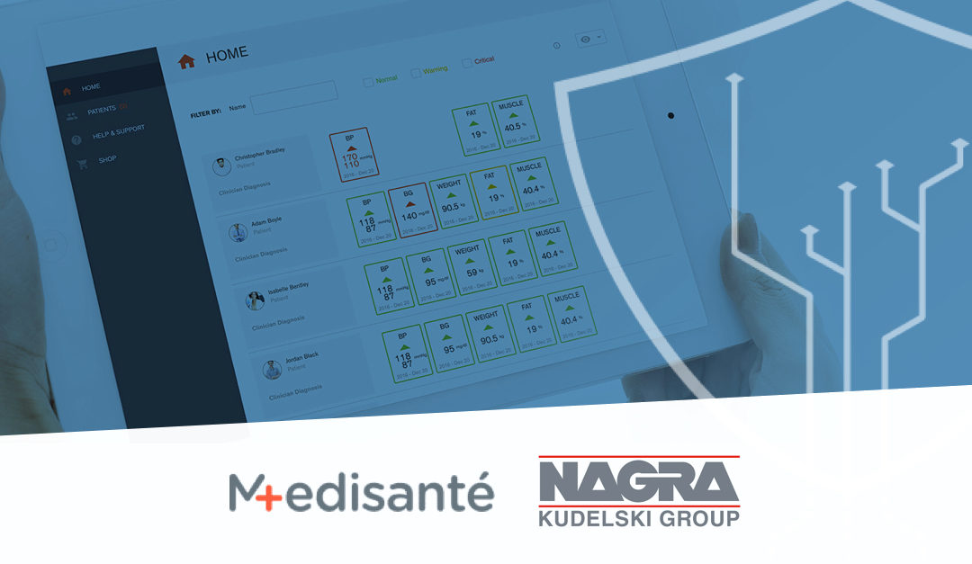 Medisanté and Kudelski Group Sign Agreement to Bring Enterprise-Grade Security to Remote Patient Monitoring