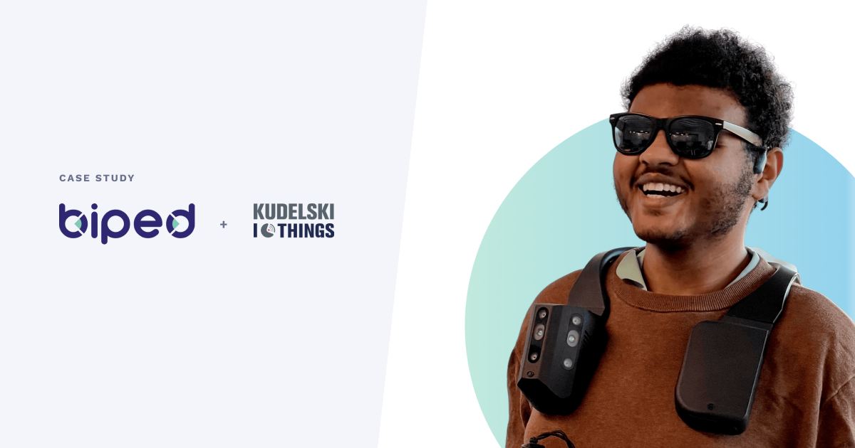 biped Partners with Kudelski IoT to Innovate & Secure a Smart Harness for the Visually Impaired