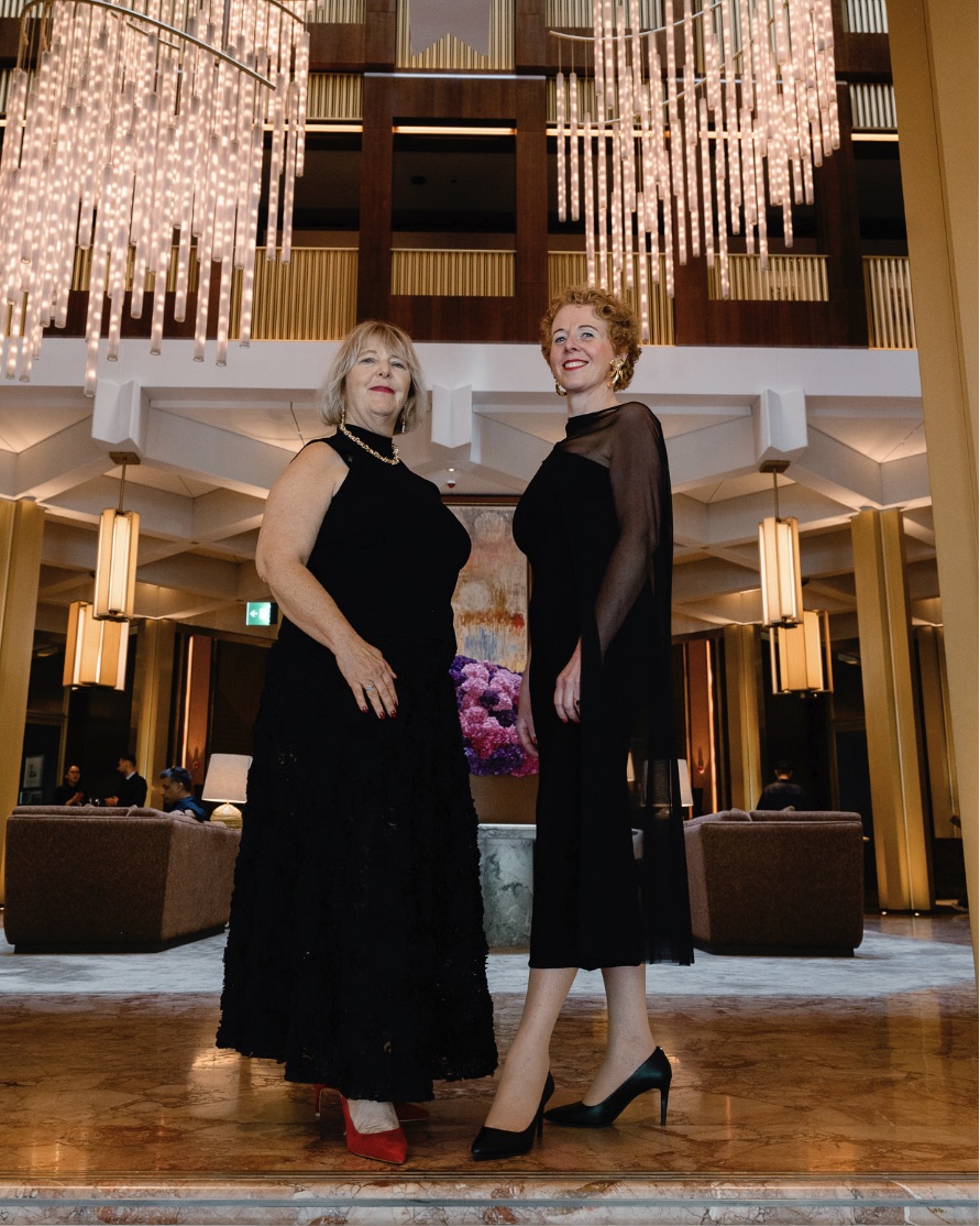 Pascale und Carla in London