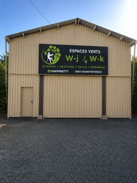 notre local de paysagiste à flers