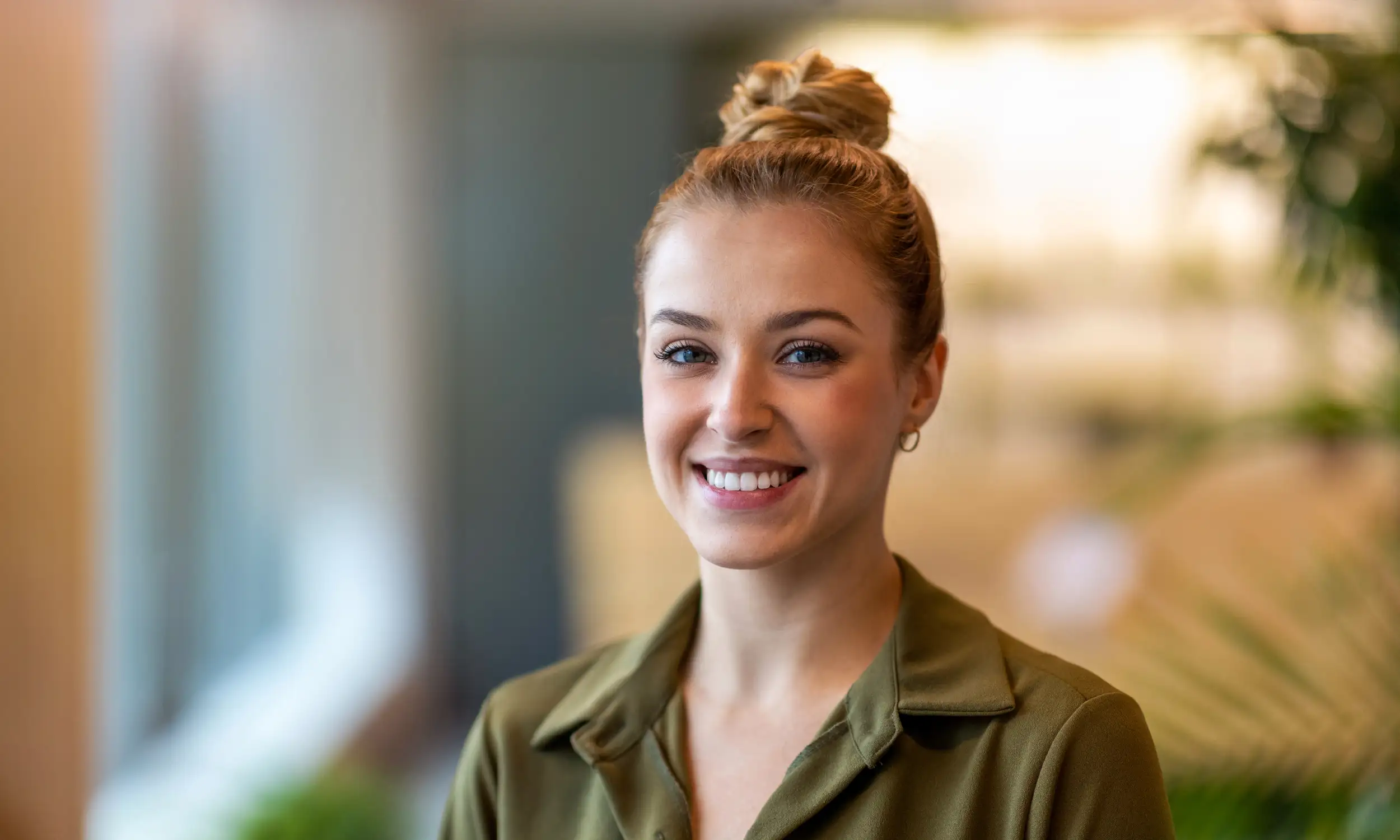 Smiling young professional, representing Generation IPG