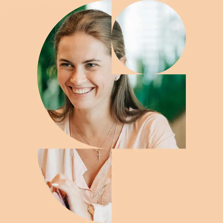 Smiling IPG member, representing the Women in IPG initiative