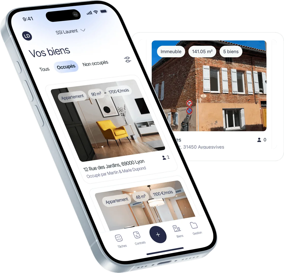 Application Strova de gestion locative