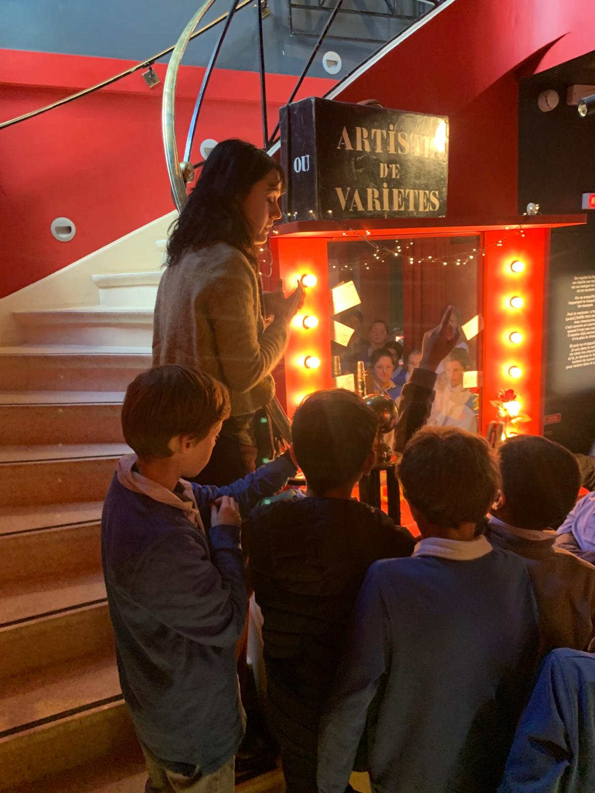 Sortie scolaire dans la maison musée