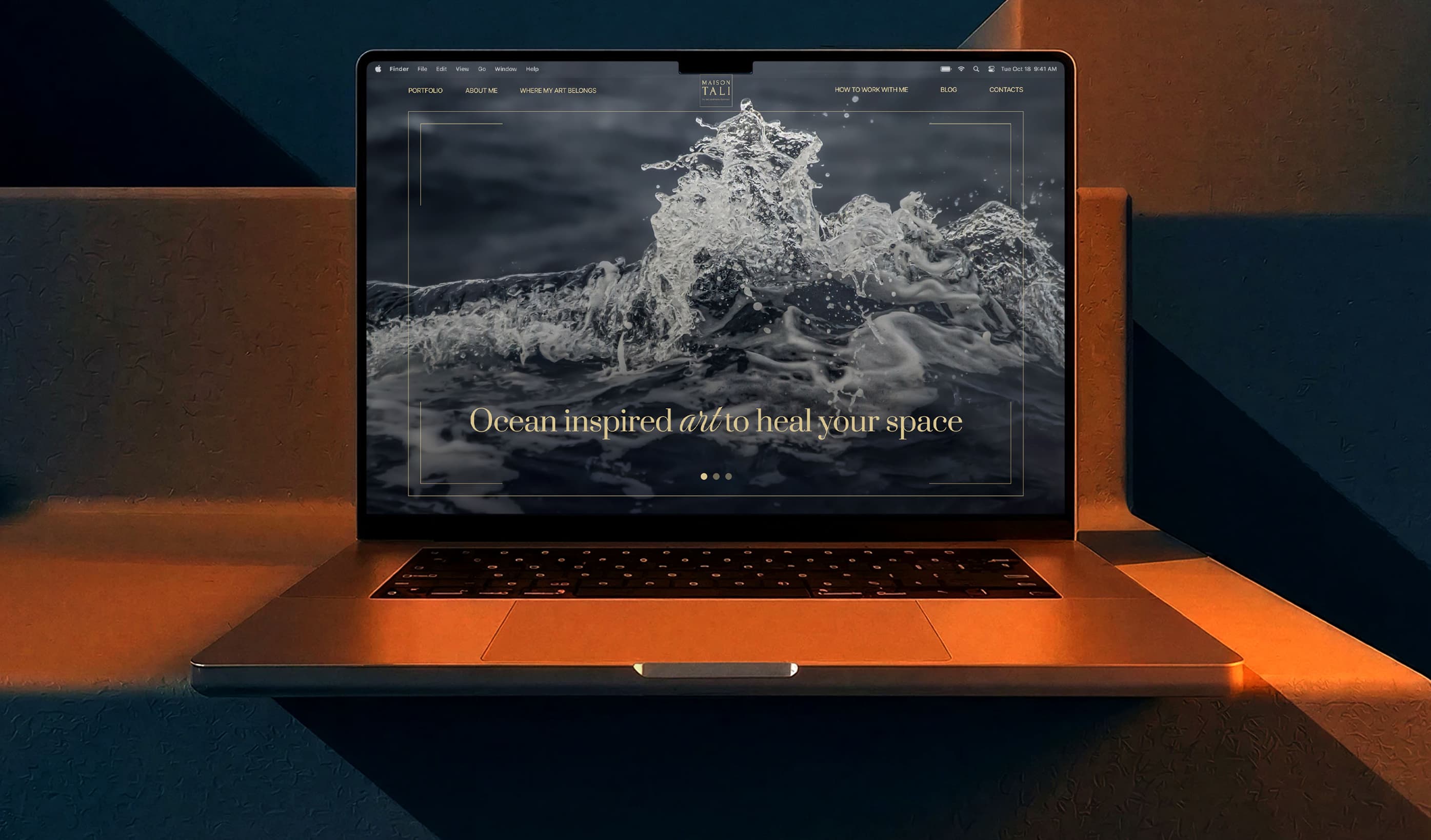 website main page image