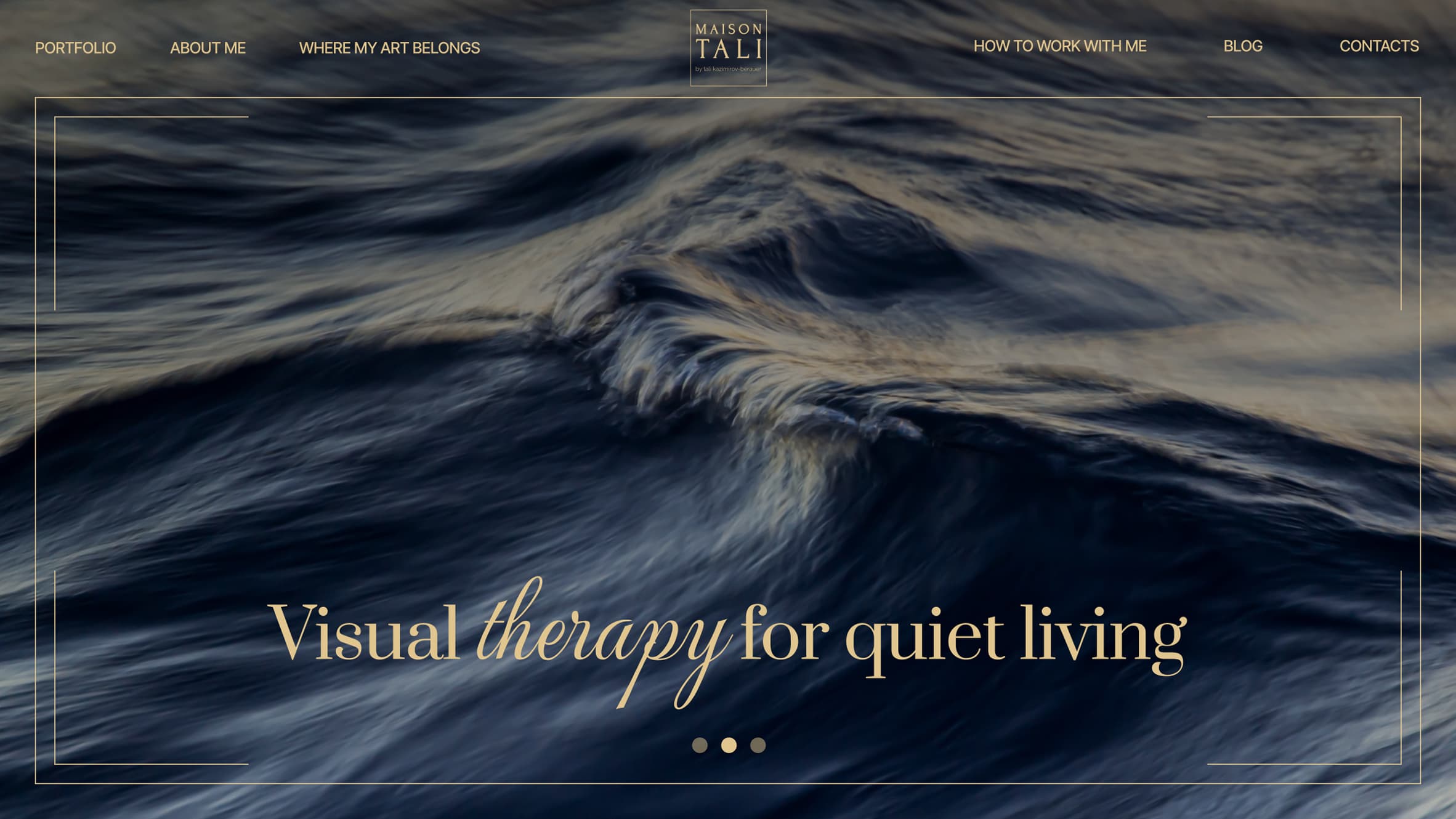 Main page slider