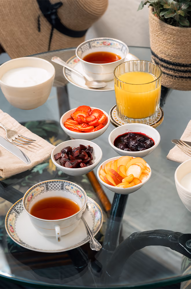 Breakfast at Dorset House B&B in Lyme Regis