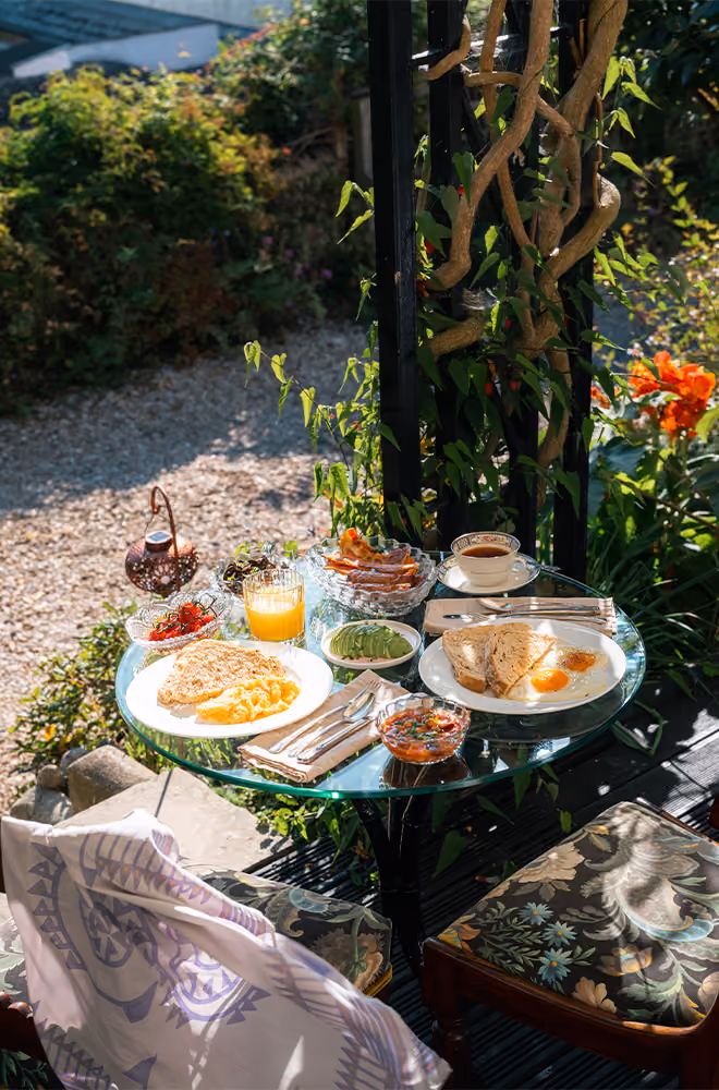Breakfast at Dorset House B&B in Lyme Regis