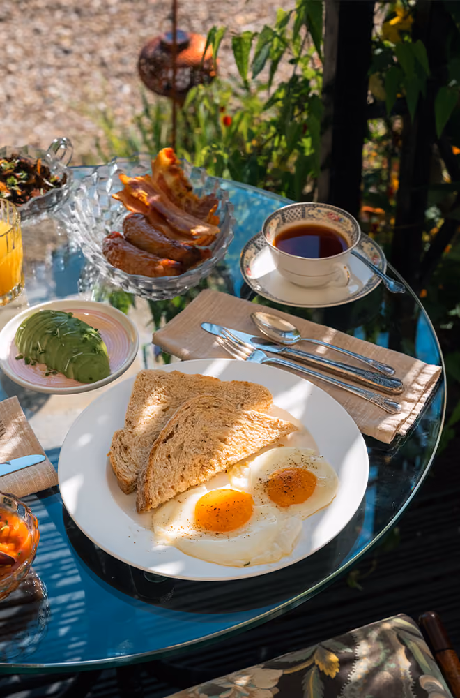 Breakfast at Dorset House B&B in Lyme Regis