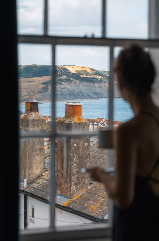 Sea View Room Dorset House B&B in Lyme Regis