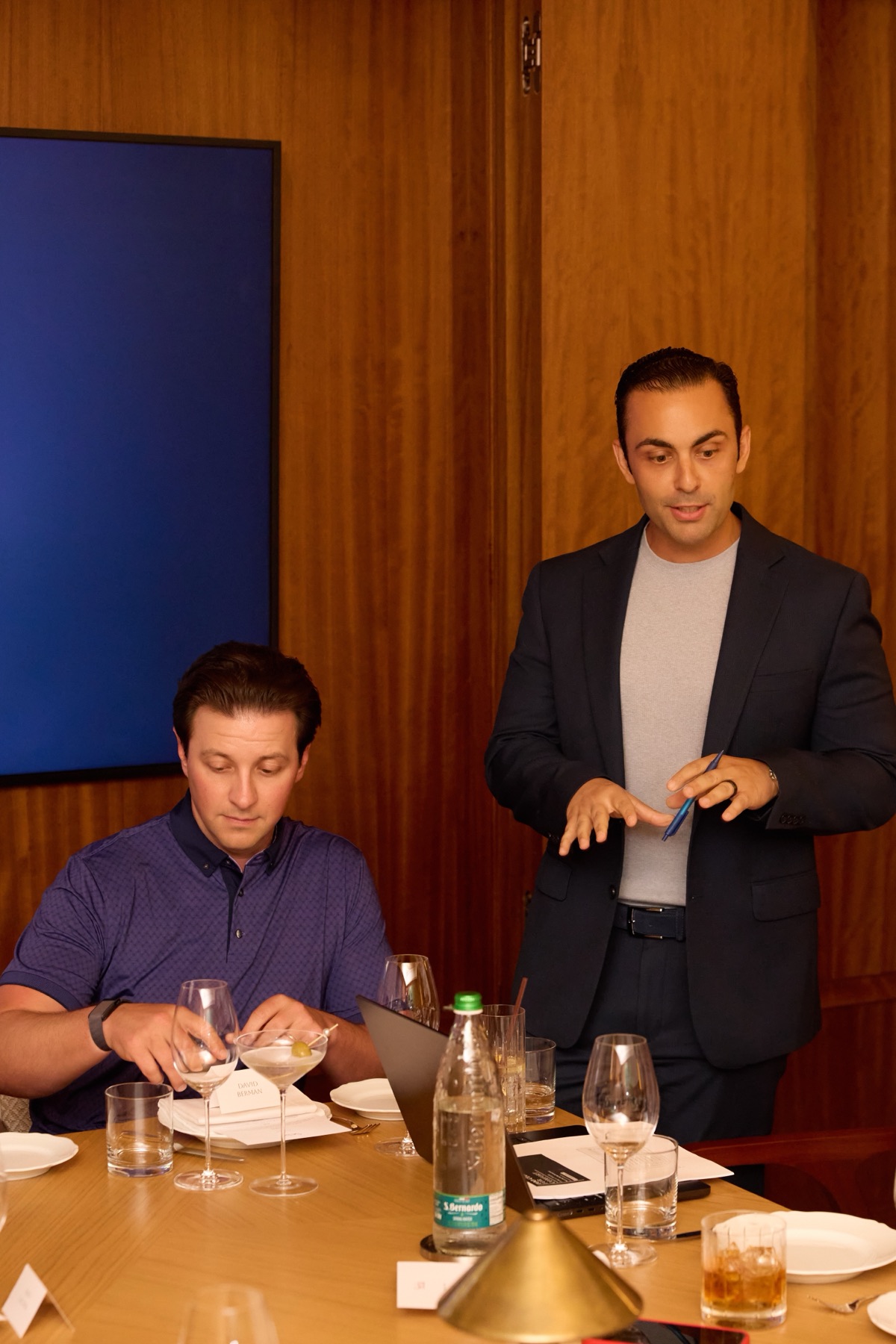 Dr. Tamir Aldad leading a YPO leadership session on Too Close for Comfort