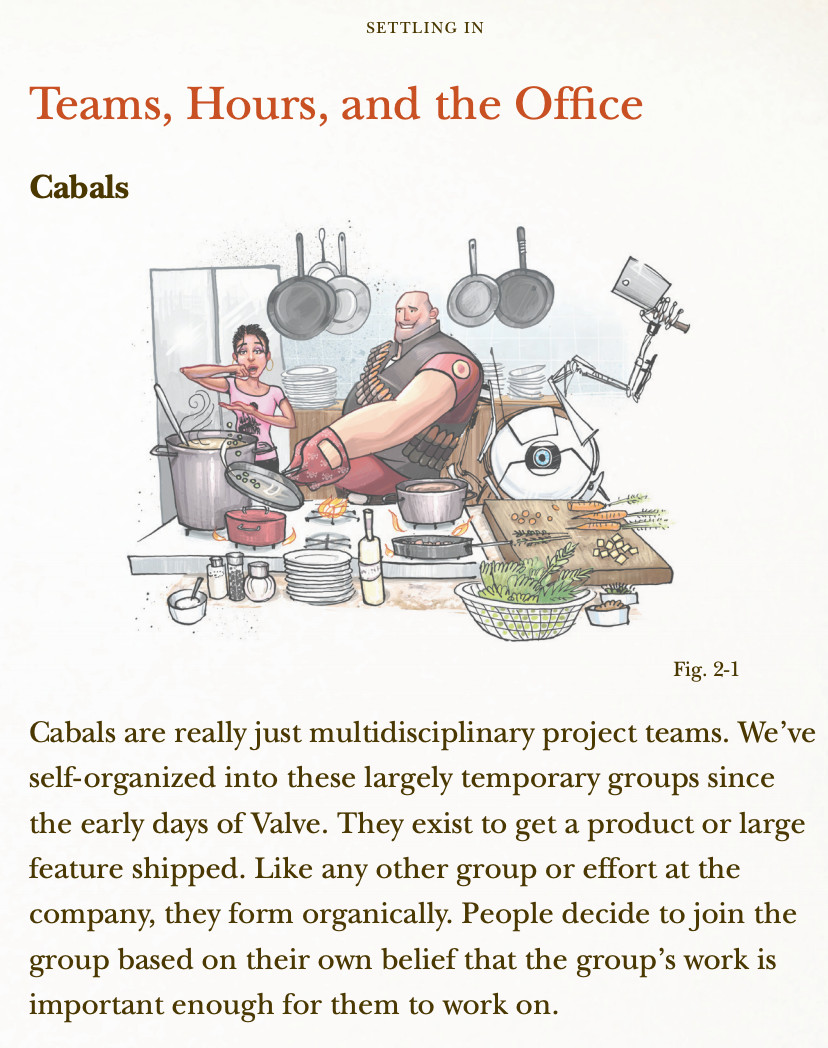 Valve culture deck - their company handbook.