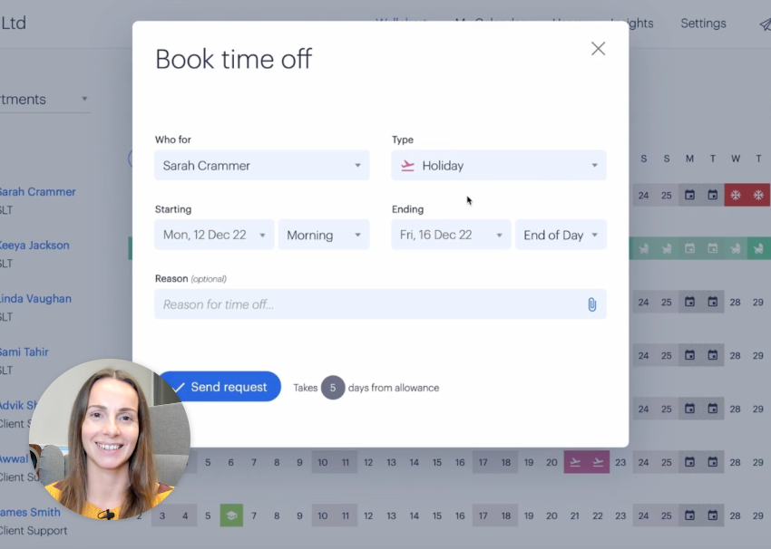 Join the Timetastic product demo webinar