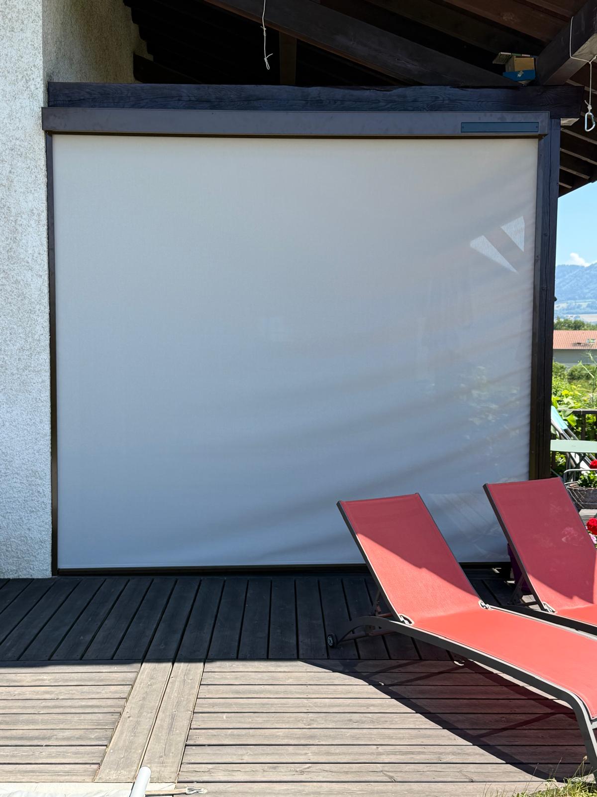 Store screen zip solaire terrasse
