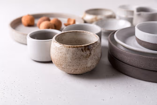 Handcrafted artisan goods displayed at the First Street Makers Market in Napa