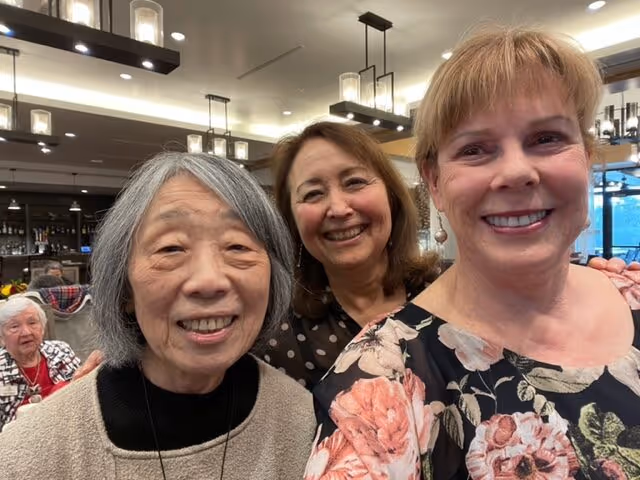 Retired nurse residents gathered to celebrate National Nurses Week at Paradise Valley Estates