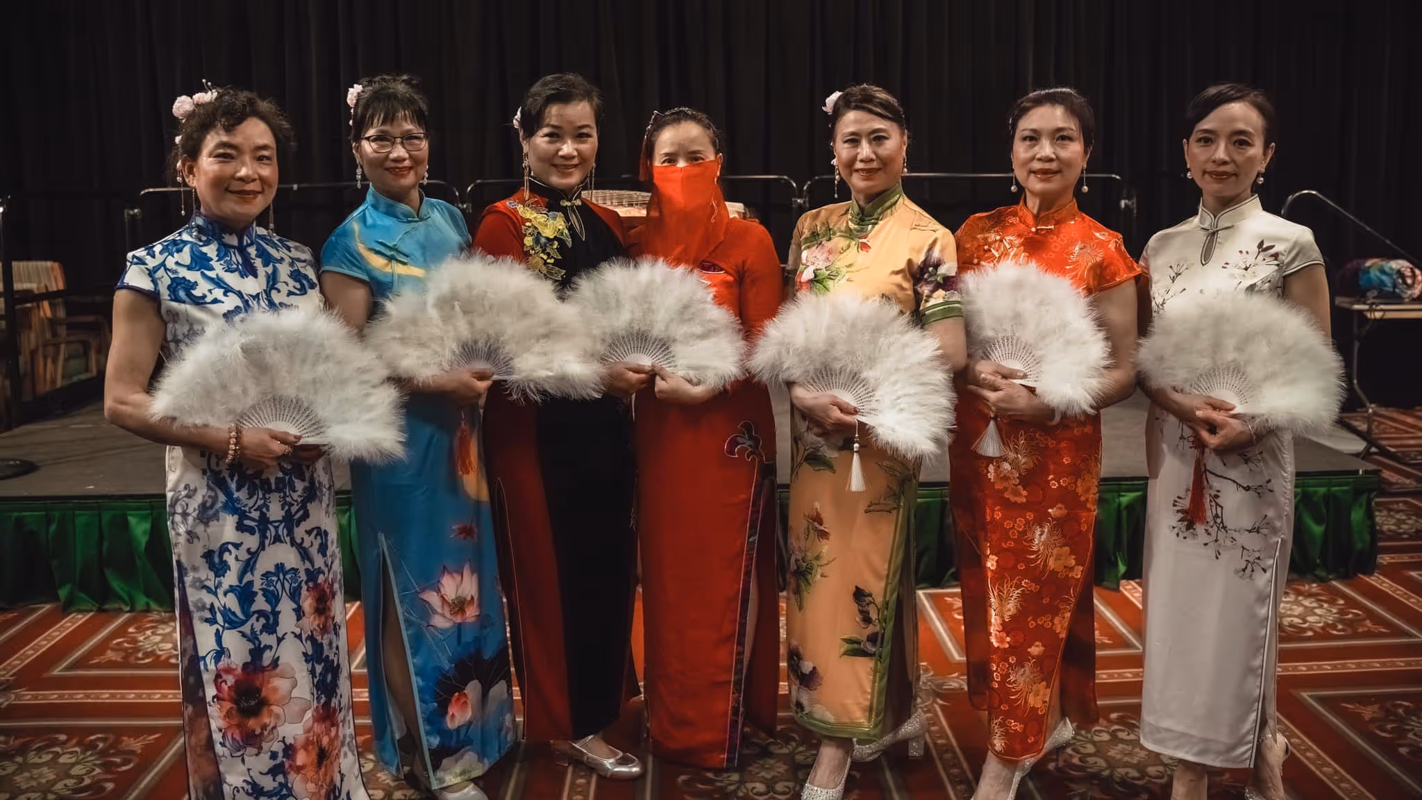 Guzheng musician Melody Yan performing for the Chinese New Year at Paradise Valley Estates