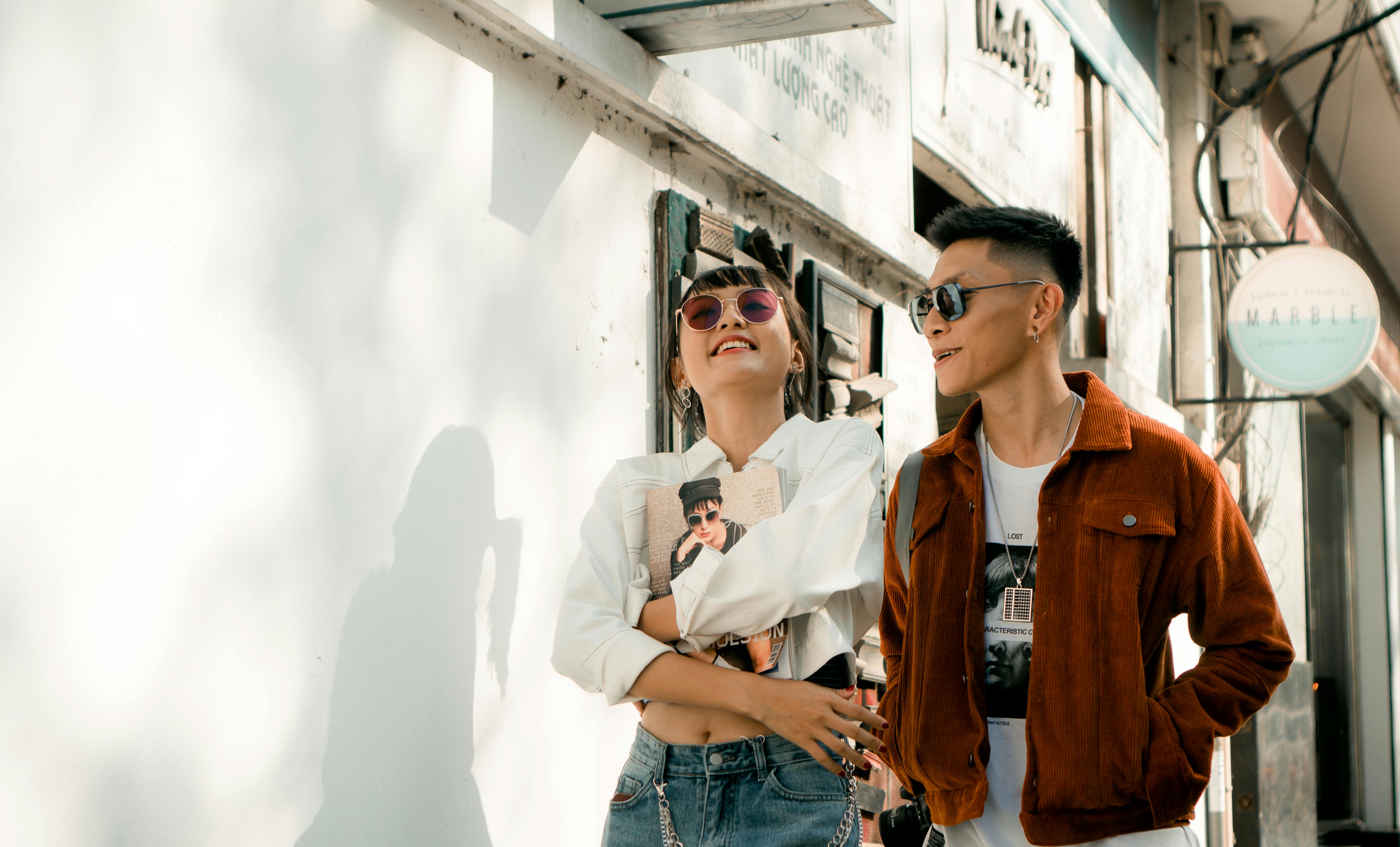 People walking stock image