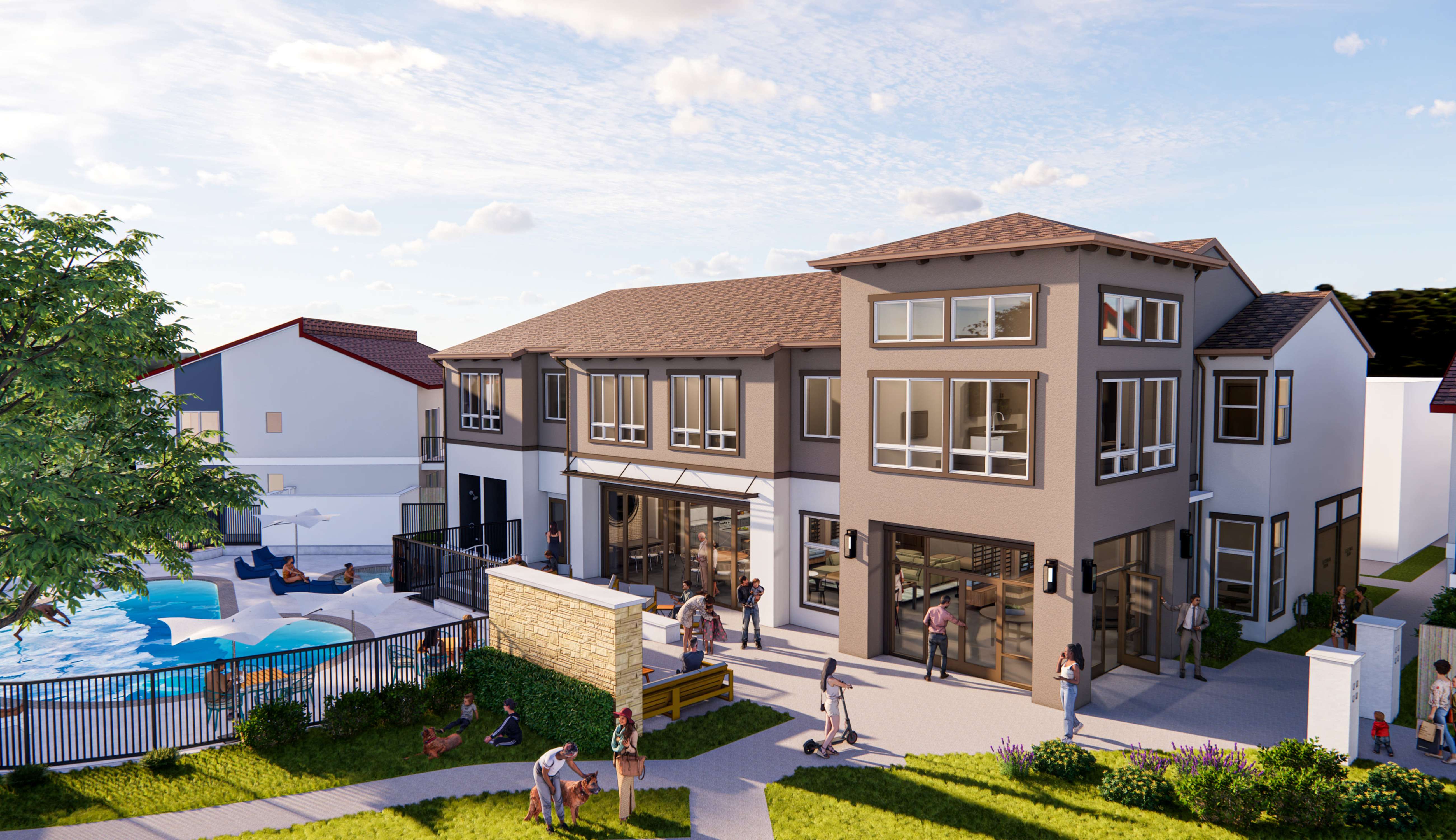 rendering of new clubhouse