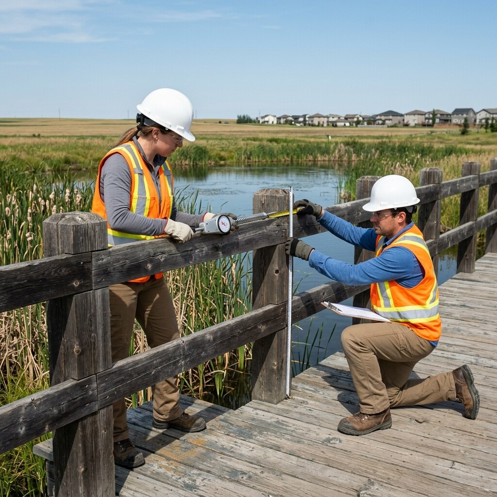 Railing condition and safety review.
