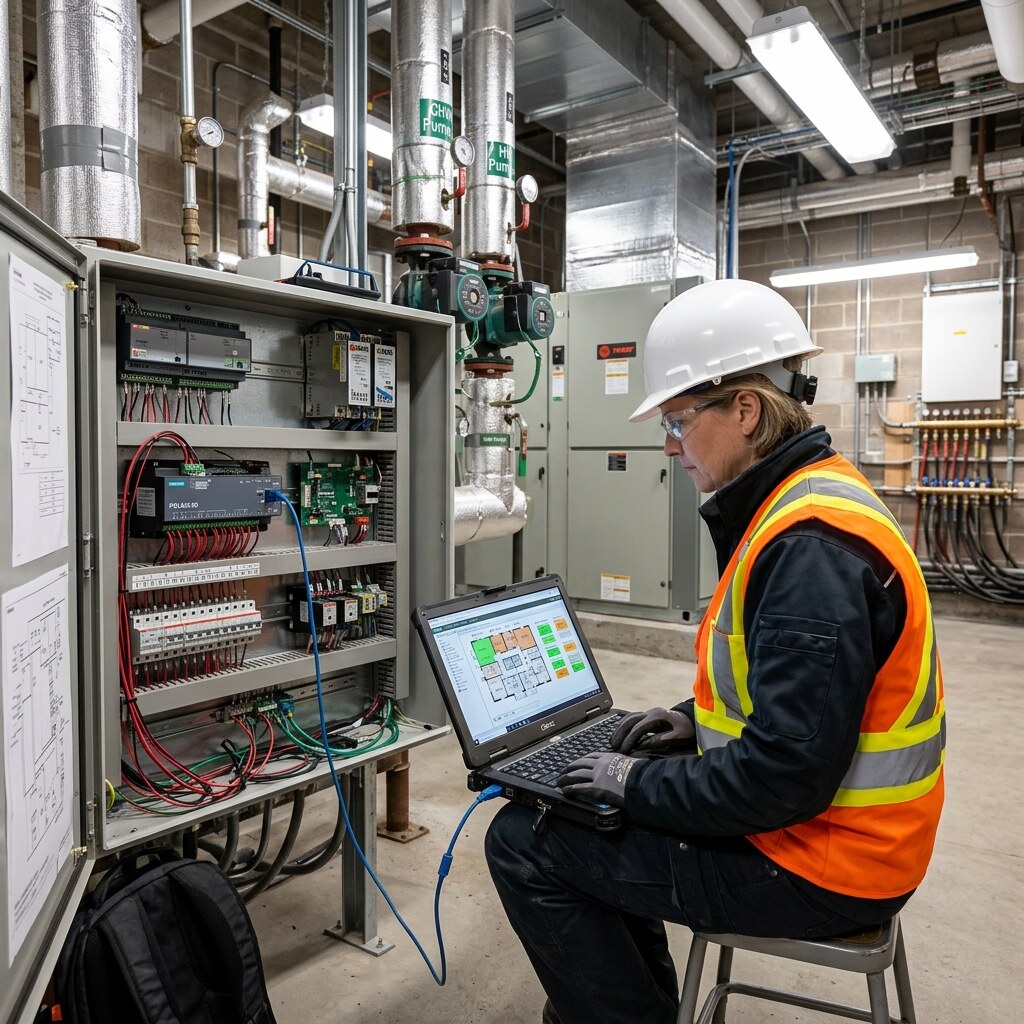 Mechanical system review for age, access, and condition.