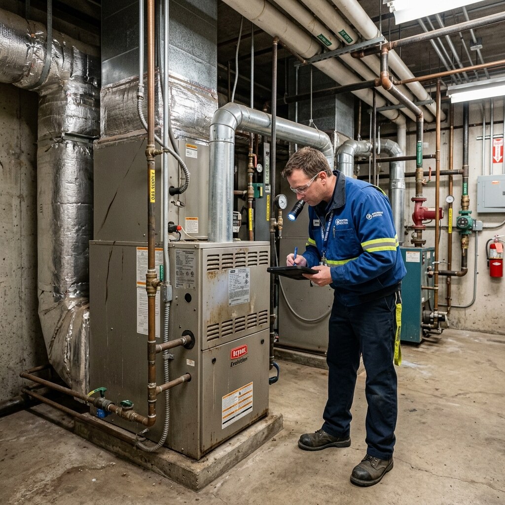 Mechanical equipment condition review.
