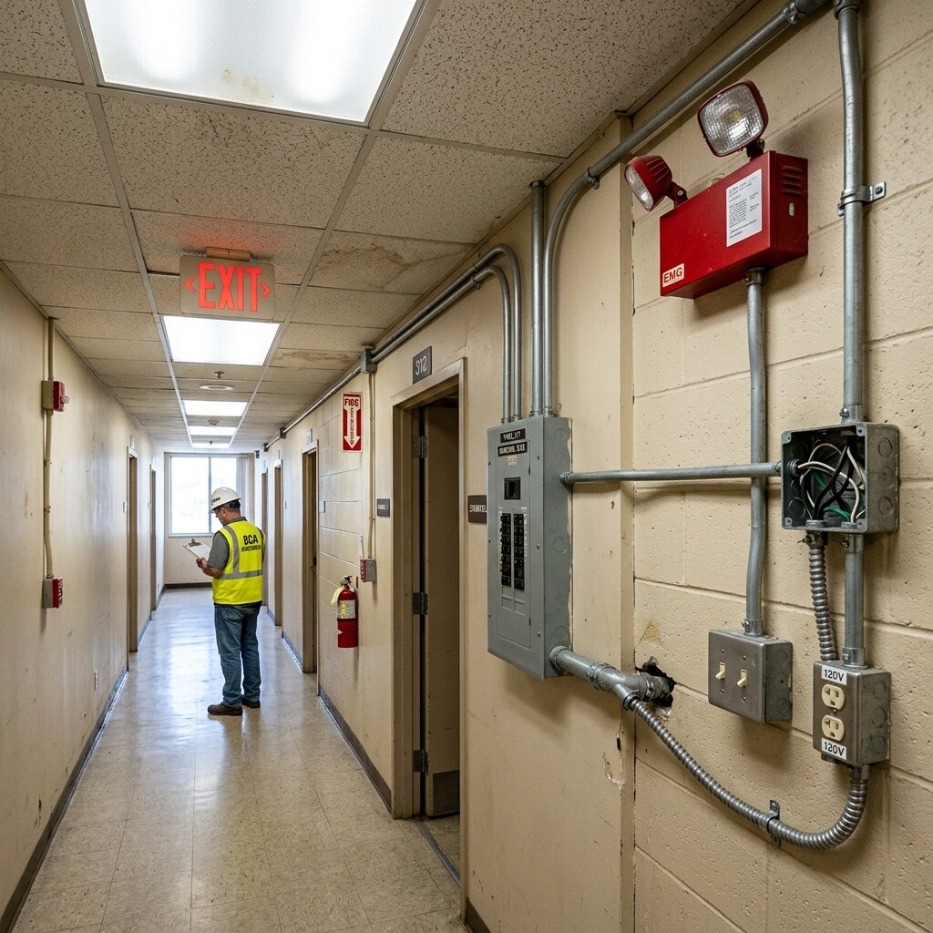 Electrical asset review for serviceability and safety.