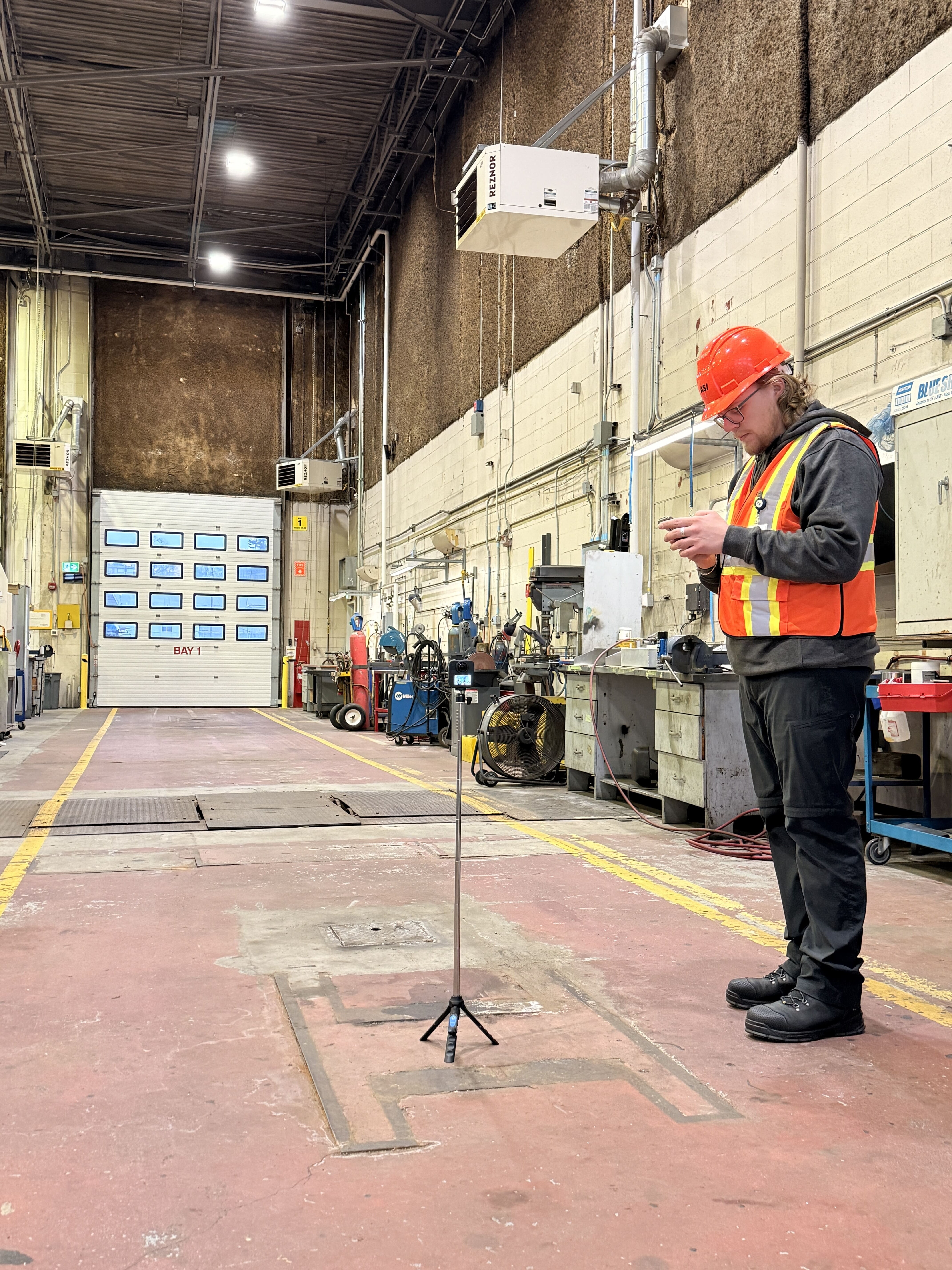 Surface spalling review for repair scope and severity.