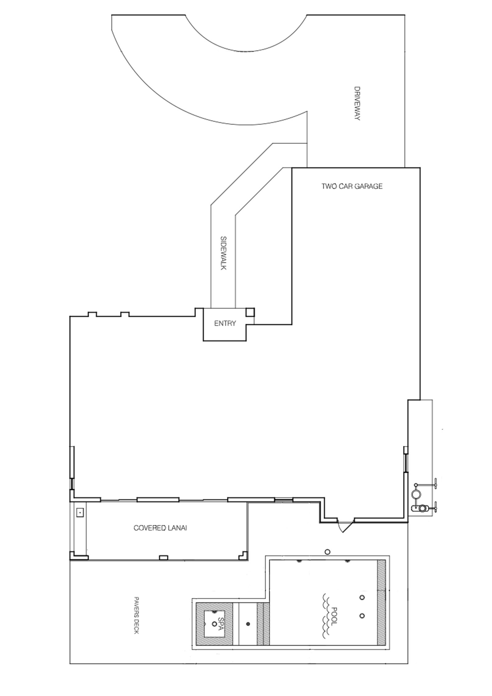 Home model floor plan