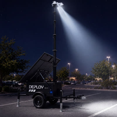 A unit at night, watching a vehicle.