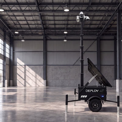 A unit inside a warehouse.