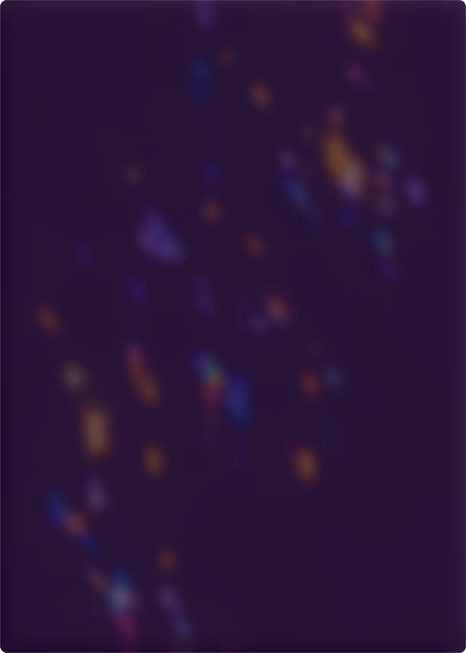 Dark background with scattered small blurry multicolored light spots.