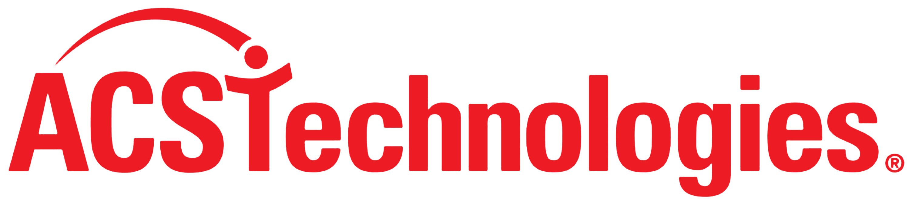 ACS Technologies logo with red text on a white background.