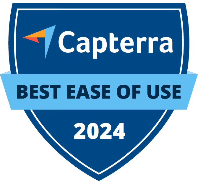 Rated best ease of use on Capterra in 2024