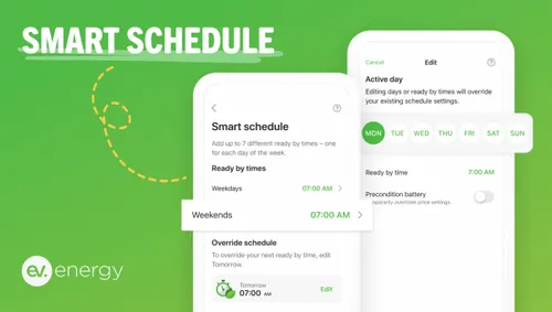 Plan your EV charging with Smart Schedule