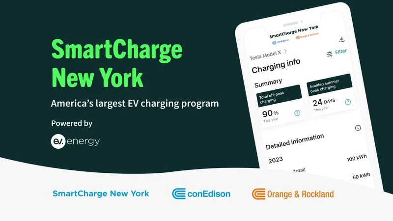 Con Edison, Orange & Rockland tap ev.energy to administer America’s largest EV charging program, SmartCharge New York
