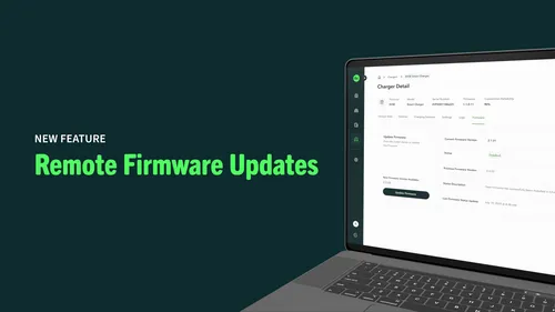Update EV charger firmware remotely