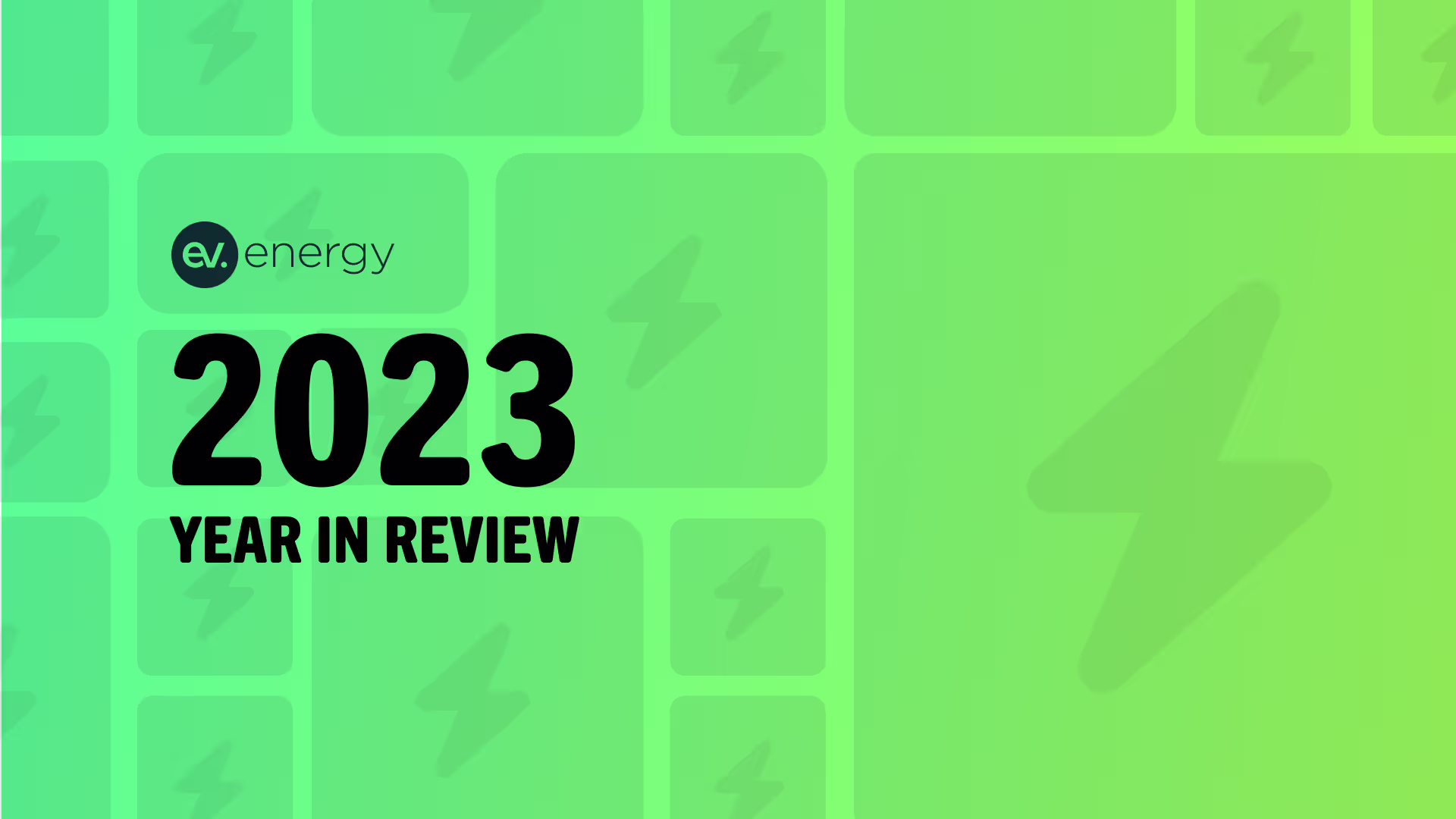 2023: A year of momentum and achievement in clean transport and energy